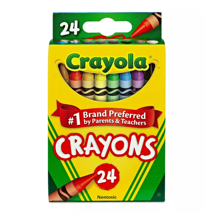 Crayola Art Supply - 크레욜라 12색 미리 날카롭게 갈아 놓은