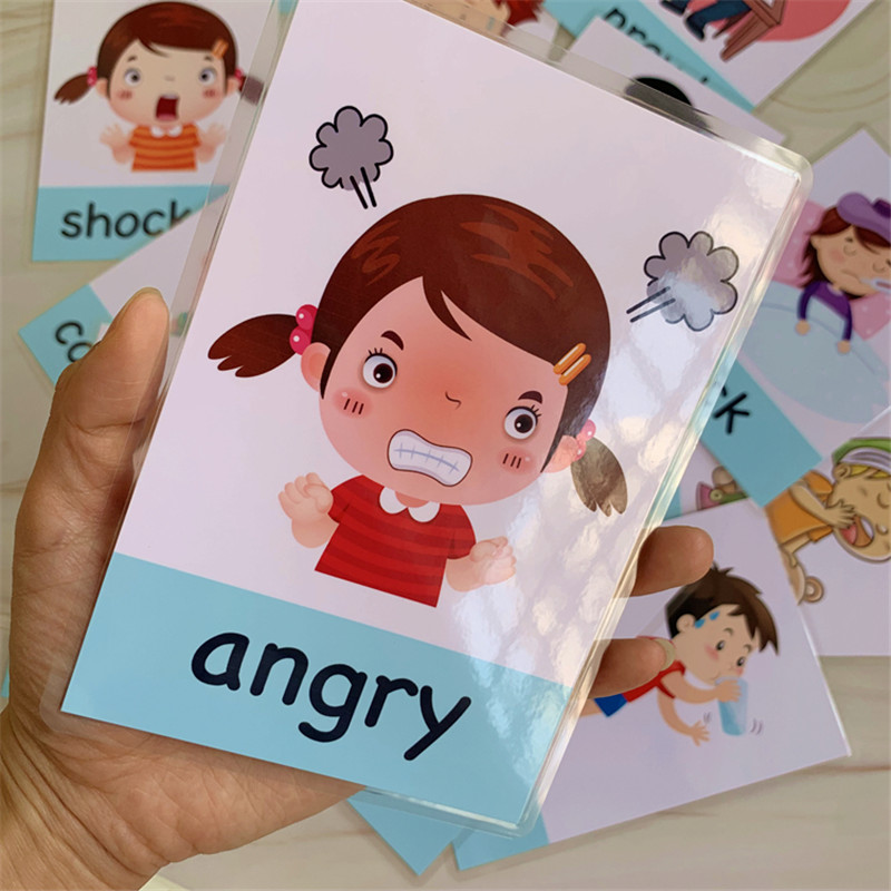 Educational Flash Card - 몬테소리 아기 영어 학습 카드, 만화