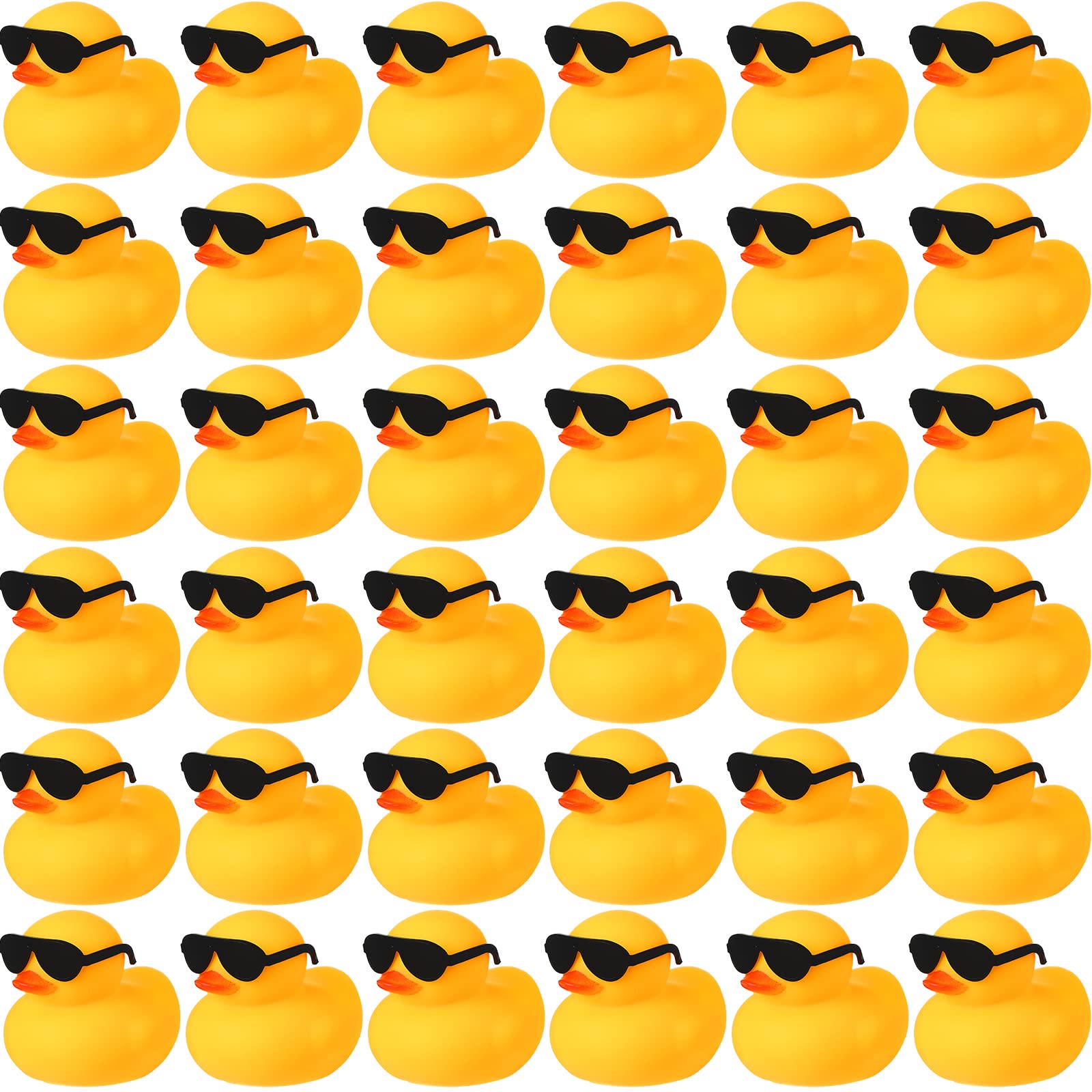 Rubber Duck Bath - 6/12/24pc 고무 오리 장난감 노란색 고무