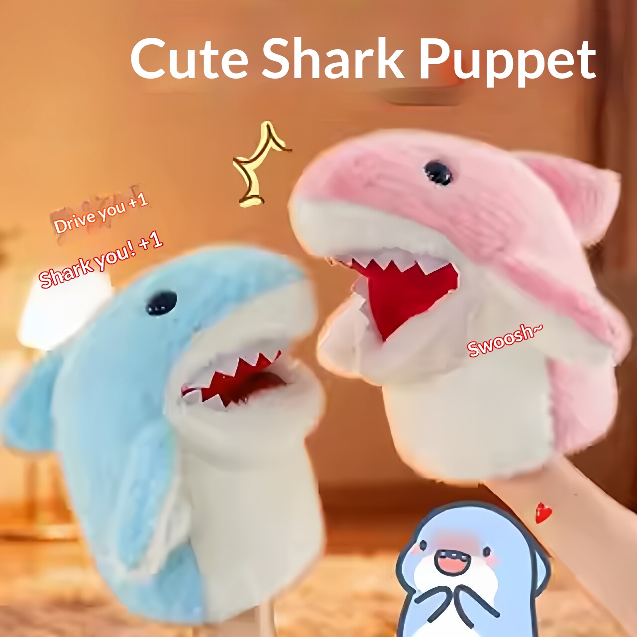 Kids Toys And Games - 상어 손인형 봉제상어 팔 장갑 장난감