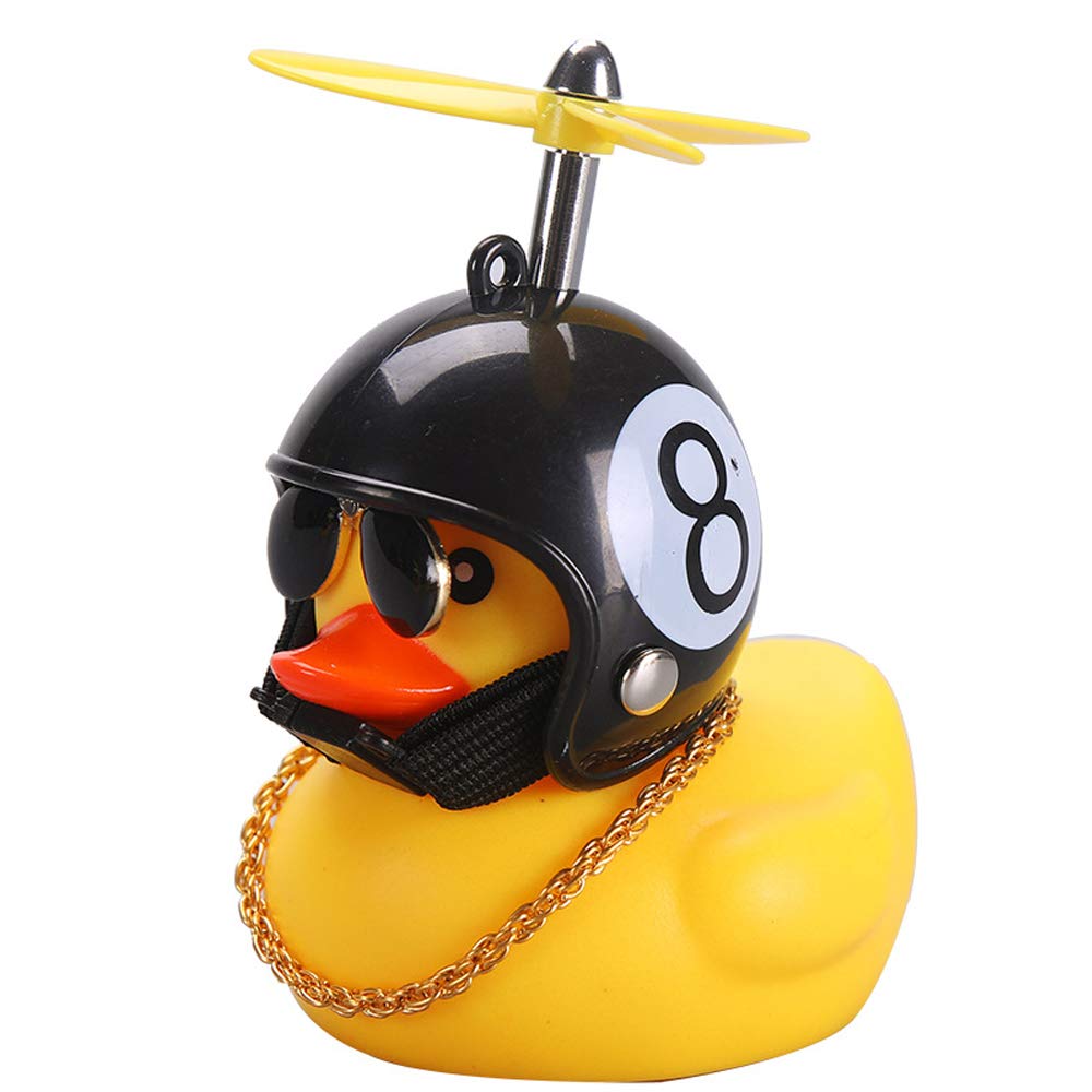 Rubber Duck Bath - 자동차 고무 오리 장난감, 헬멧 대시