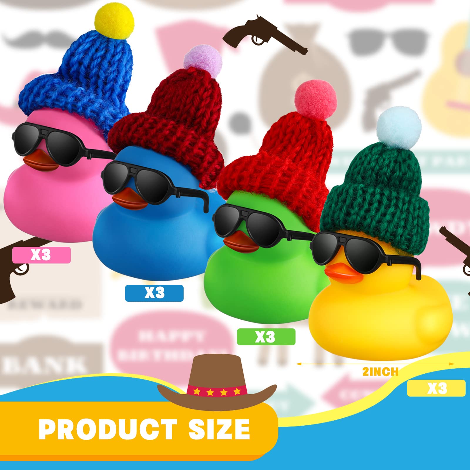 선글라스 모자를 쓴 미니 고무 오리, 대량 구매 가능한 - Rubber Duck Bath 리뷰 및 가격