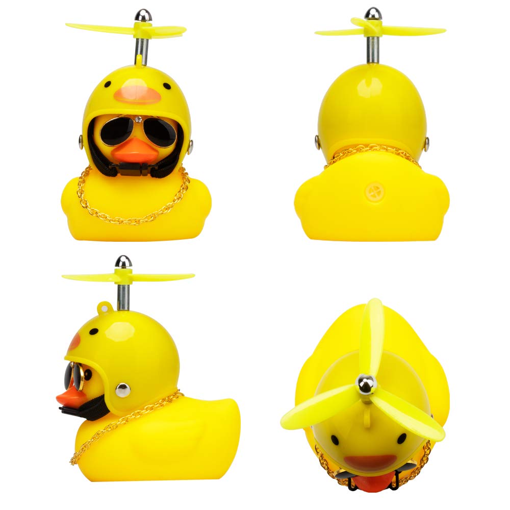 고무 오리 자동차 오리 자동차 장식품 프로펠러 헬멧 자 - Rubber Duck Bath 리뷰 및 가격