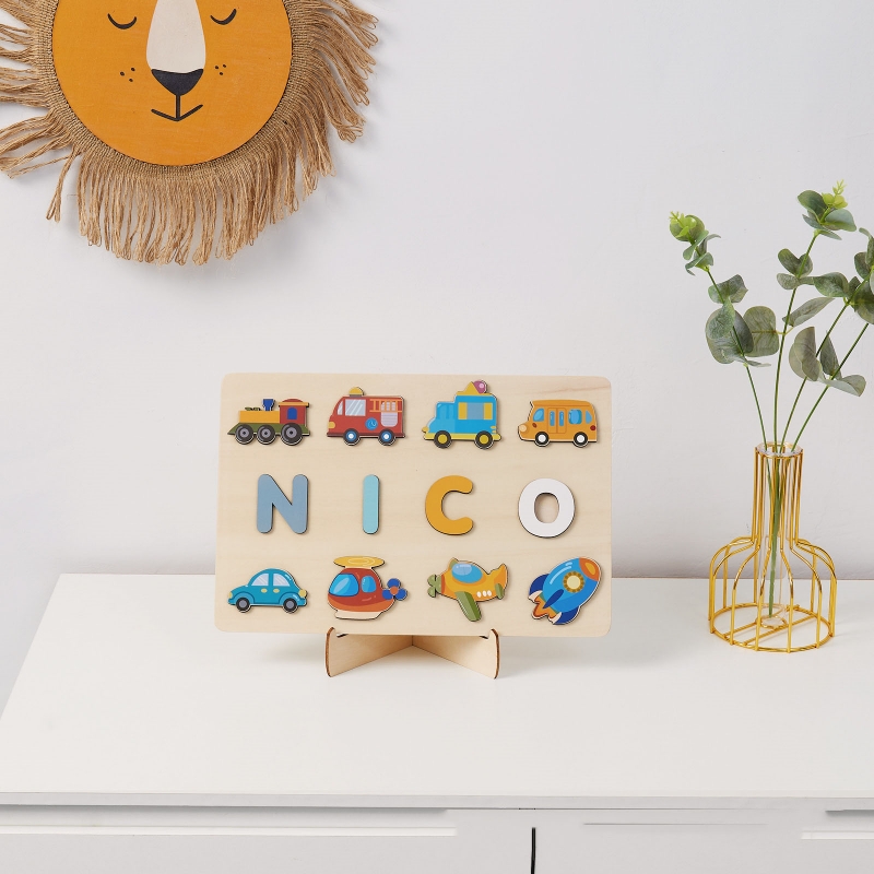 몬테소리 맞춤형 나무 퍼즐 맞춤 아기 이름 퍼즐 보드  - Kids Toys Names 리뷰 및 가격