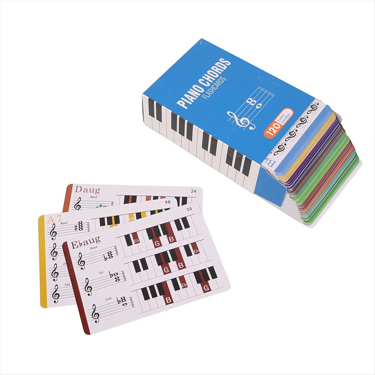 ABST 피아노 코드 피아노 코드 차트 플래시 카드 1 - Educational Flash Card 리뷰 및 가격