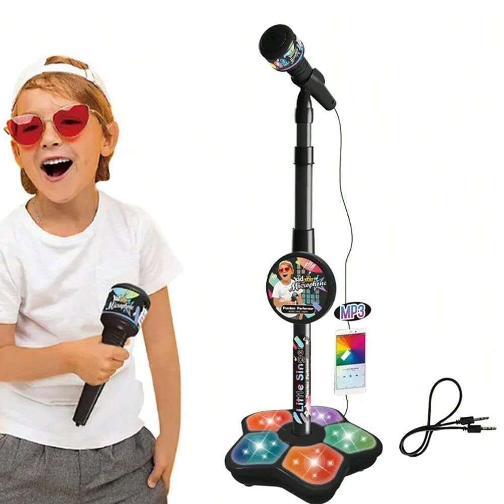 어린이 마이크 스탠드 장난감, 휴대용 어린이 노래방 전 - Kids Microphone Karaoke 리뷰 및 가격
