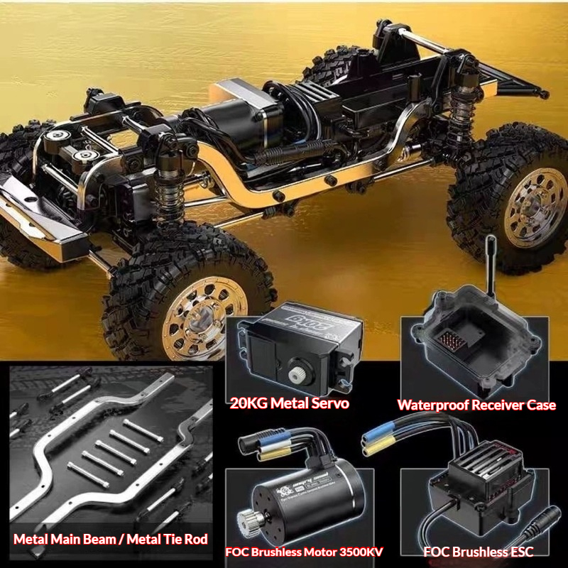 새로운 MJX H12P H12Y+ 포드 RC 크롤러 1 - Kids Toys Under 200 리뷰 및 가격