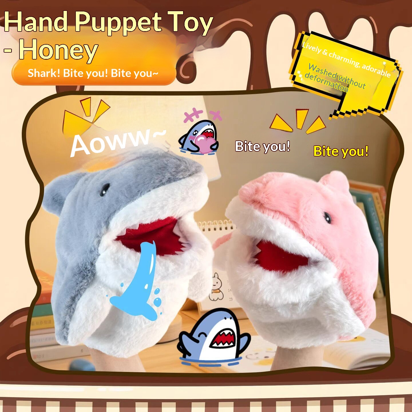 상어 손인형 봉제상어 팔 장갑 장난감 재미있는 인터랙티 - Kids Toys And Games 리뷰 및 가격