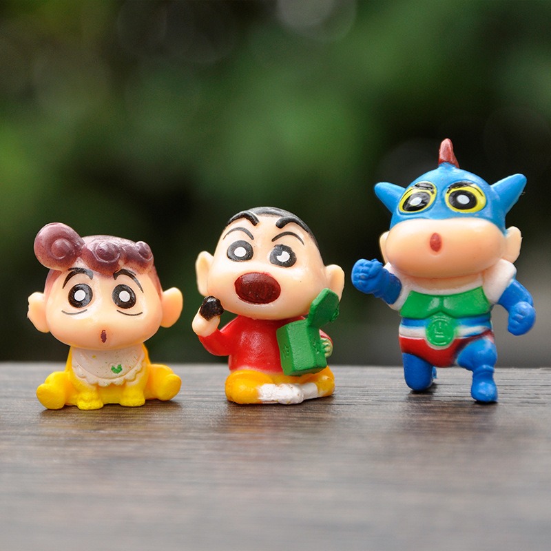 새로운 스타일 미니 크레용신짱 사이야인 애니메이션 피규 - Kids Toys Set 리뷰 및 가격
