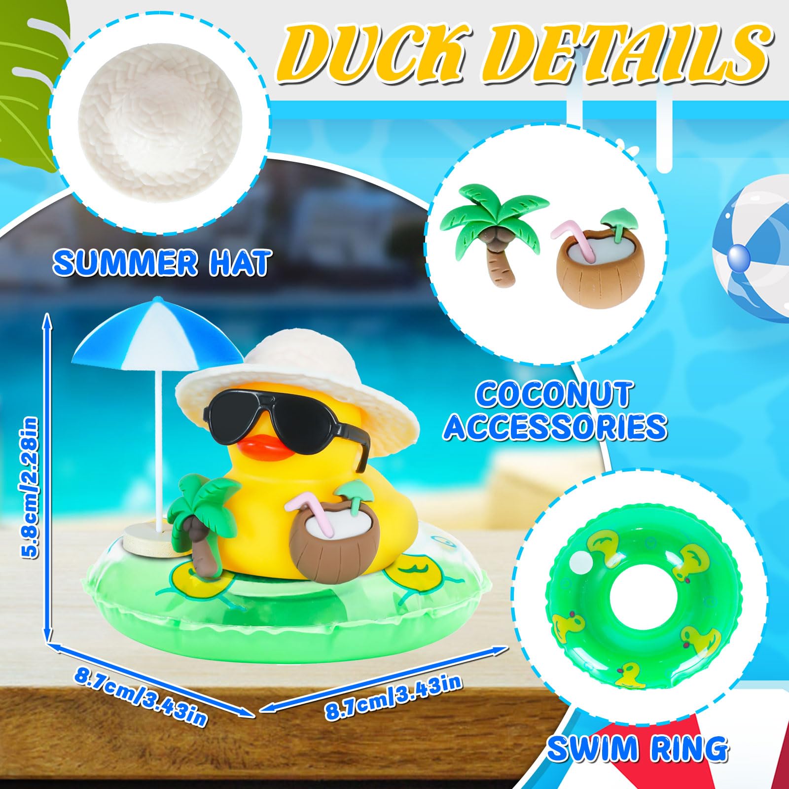 고무 오리 자동차 장식품 삐걱거리는 오리 자동차 대시보 - Rubber Duck Bath 리뷰 및 가격