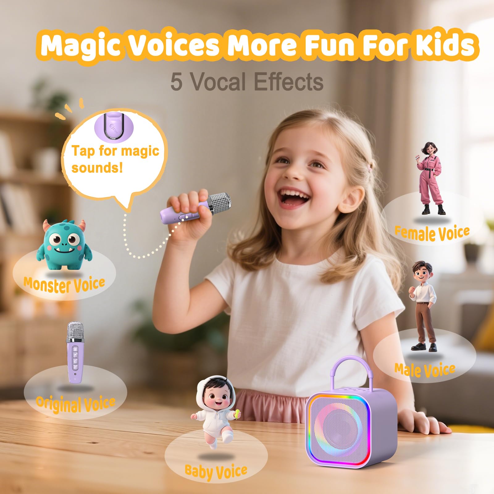하오무렌 미니 가라오케 기계, 어린이/여아용 휴대용 올 - Kids Microphone Karaoke 리뷰 및 가격