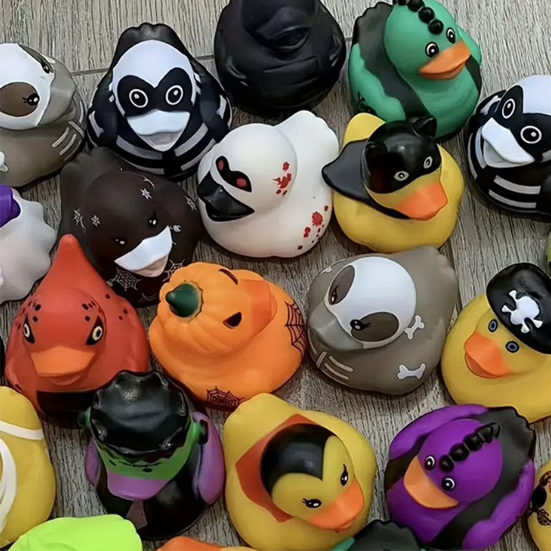4PCS 할로윈 고무 오리, 2 인치 할로윈 테마 고무 - Rubber Duck Bath 리뷰 및 가격